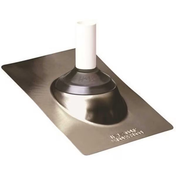1-1/4 in. or 1-1/2 in. Roof Flashing Galvanized For Vent Pipe, Ips, Mfr#: 81850